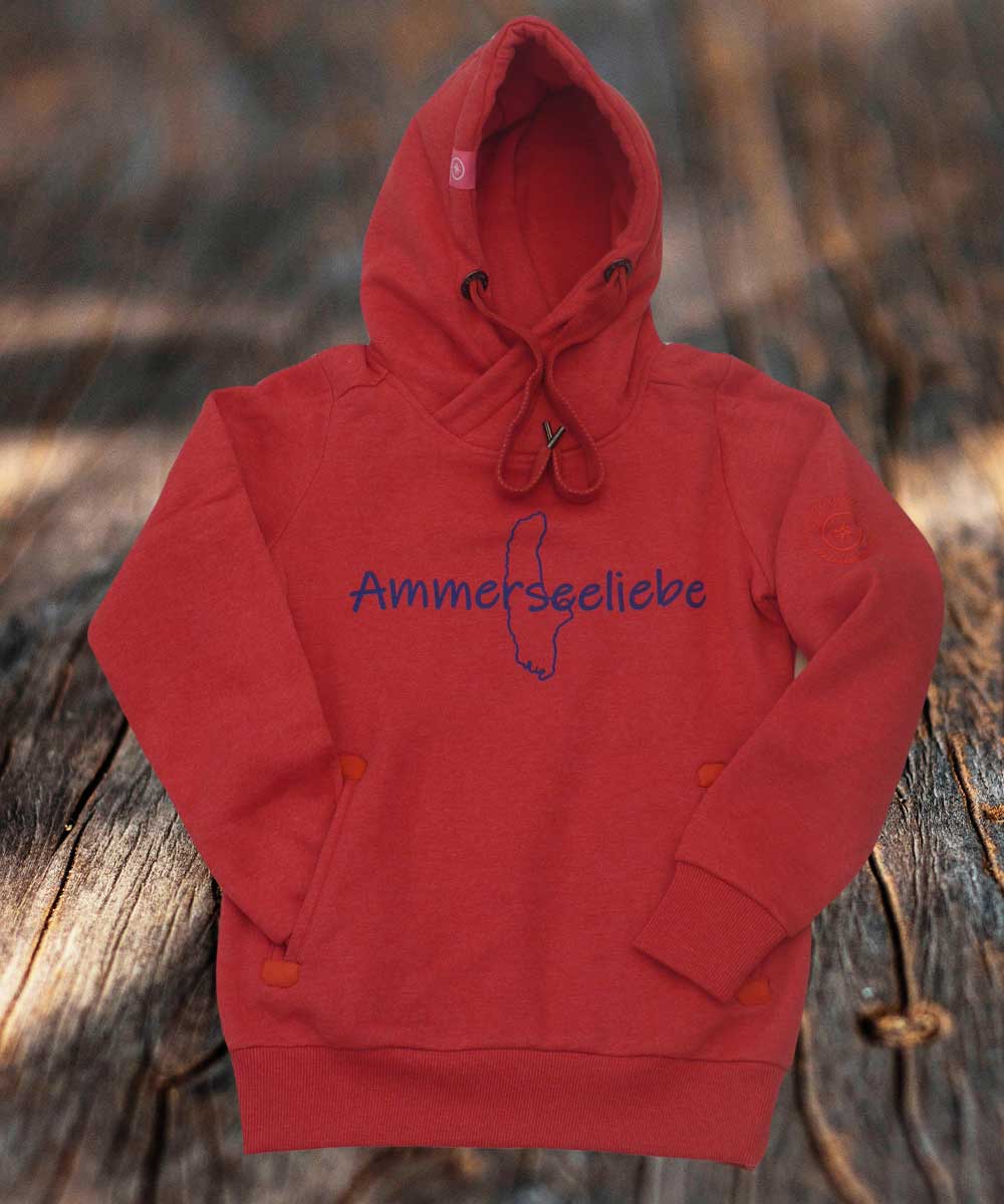 "AMMERSEELIEBE" Damen Hoodie